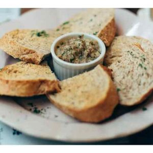 Mushroom Pâté with Batard bread-Mary Grace