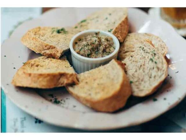 Mushroom Pâté with Batard bread-Mary Grace