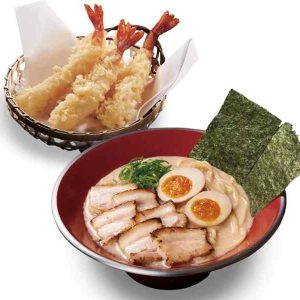 Pork Miso Tonkotsu Ramen & Prawn Tempura Platter Bundle