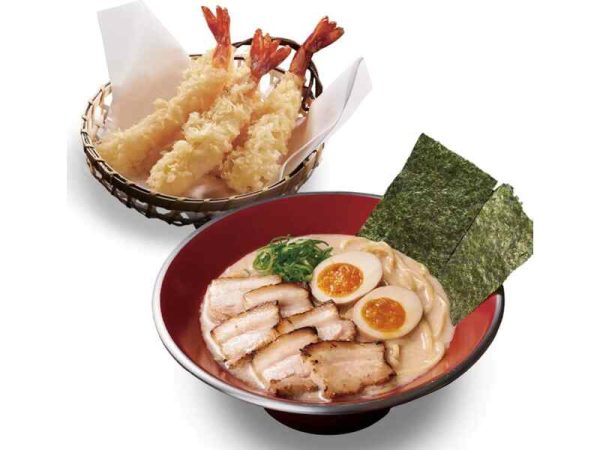 Pork Miso Tonkotsu Ramen & Prawn Tempura Platter Bundle