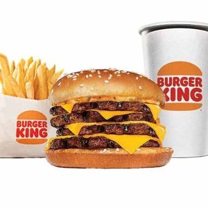 Quad Stacker Meal by Burger King