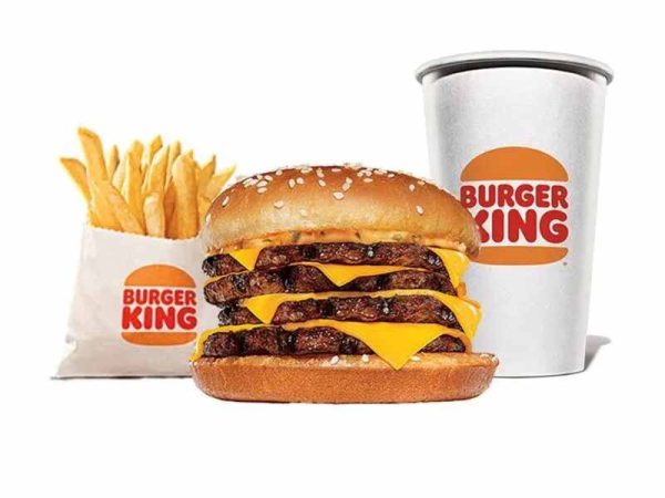 Quad Stacker Meal by Burger King