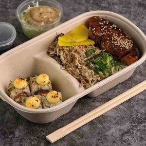 Salmon Teriyaki Don Teishoku-Hanako