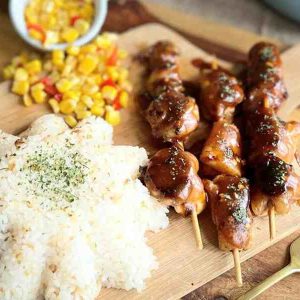 Spicy Grilled Chicken Skewers by Banapple