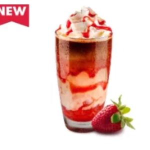 Strawberry and Cream Frappe-BK