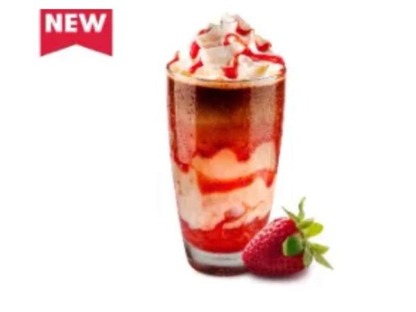 Strawberry and Cream Frappe-BK