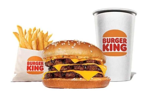 Triple Stacker Meal Burger King